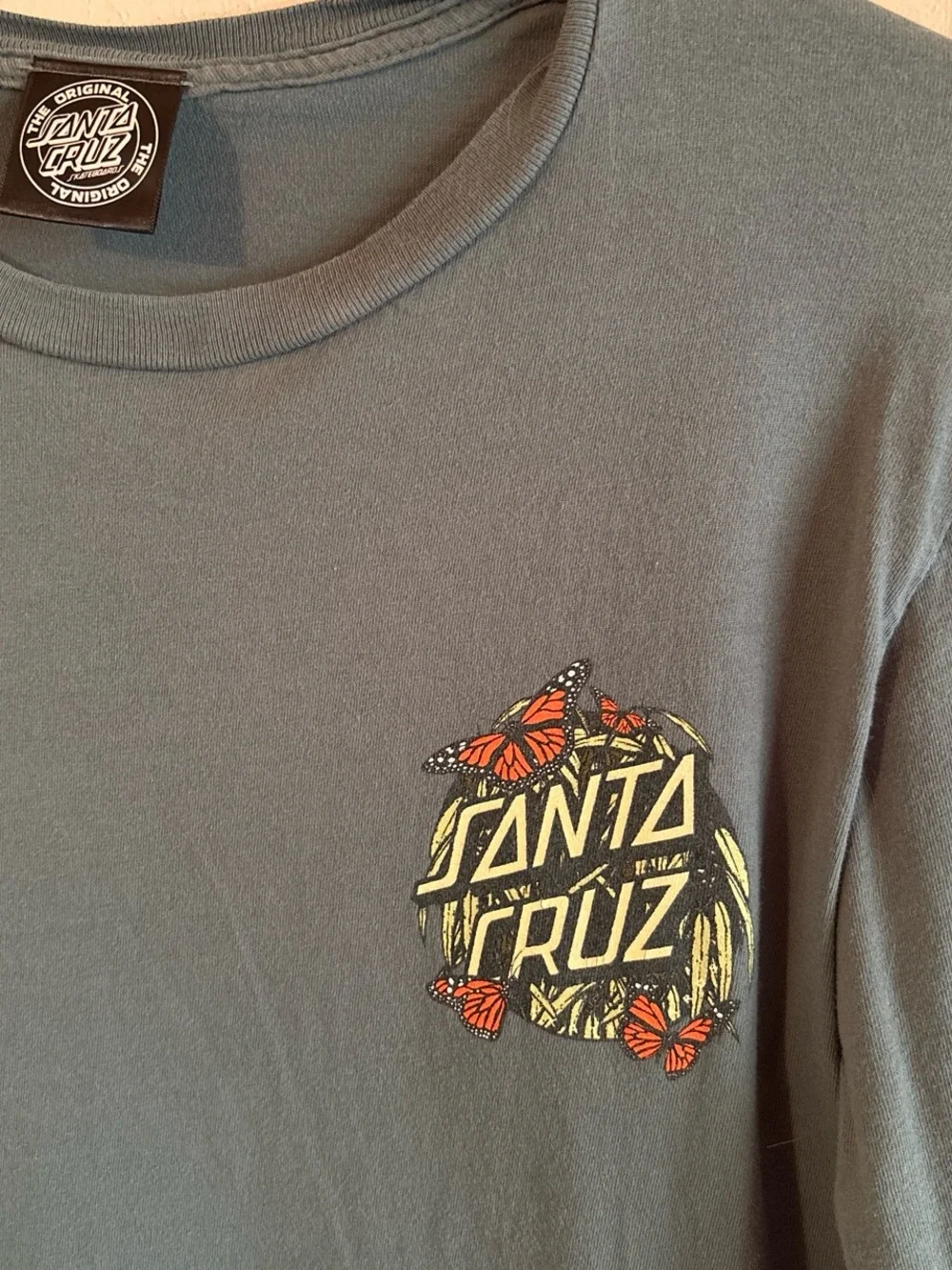 Santa Cruz Long Sleeve Tee in Slate Teal